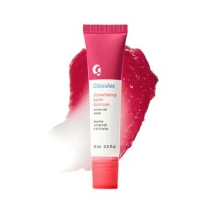 SALE 🆕Glossier Strawberry Balm Dotcom Lip Balm and Salve 15ml A2